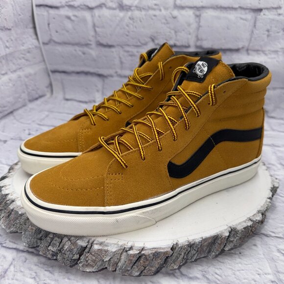 Vans Sk8-Hi Off The Wall Sneakers Wheat Suede Men’s 8 Women’s 9.5 Skater Shoes main image 12